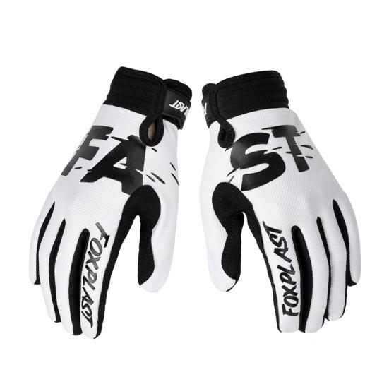 

1 пара мотоциклетных спортивных перчаток, износостойкие, с полной защитой, товары для тренировок, аксессуары для езды на велосипеде, скутере, перчатки для улицы L белый