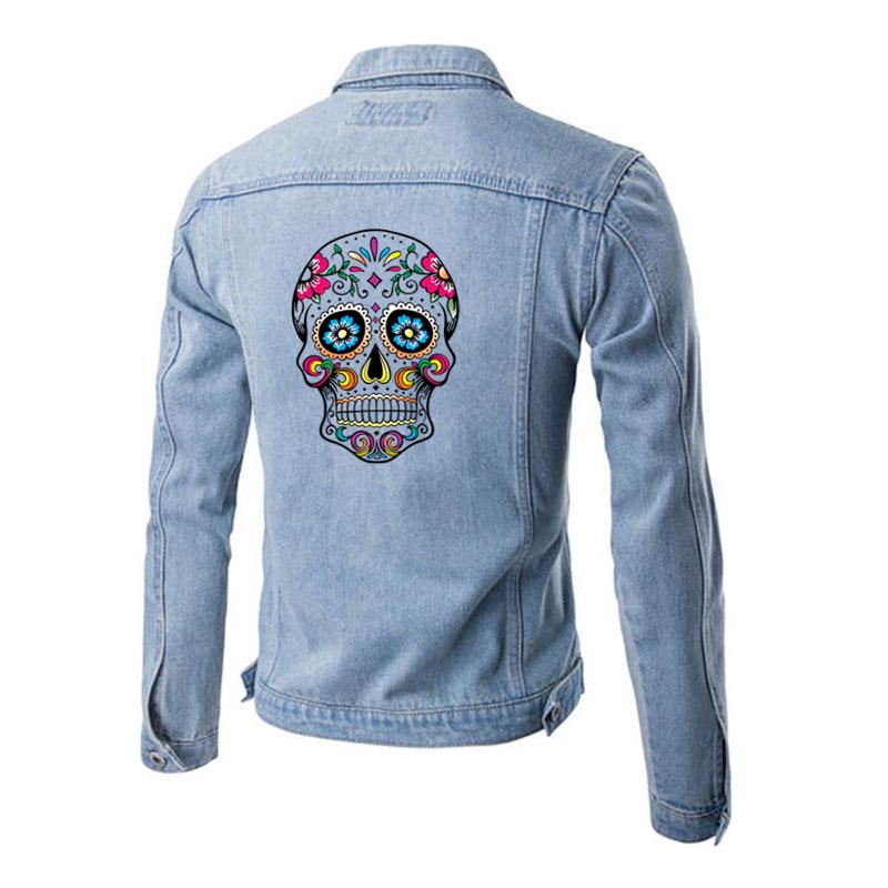 Colorful Creative Patches Clothes DIY Stickers For Girls Heat Transfer Washable Handmade Parches