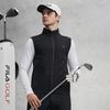 Fila Golf Series Simple Classic Basic Solid Color Sports Training Versatile Comfortable Vest Men Vest Deep-Black A11M615504FBK