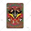 Retro Vintage Rock N Roll Band Metal Tin Sign - The Doors ZZTOP Queen Music Poster, Wall Decor Plaque Plate