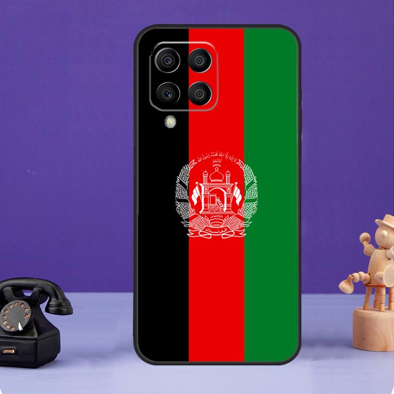 Afghan Afghanistan Flag Banner Case For Samsung Galaxy M55 M35 M15 M56 M36 M16 M06 M31 M13 M33 M53 M12 M32 M52 M14 M34 M54
