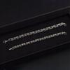 Silver Men' Bracelet THICK 18cm ROYAL Byzantine Weave