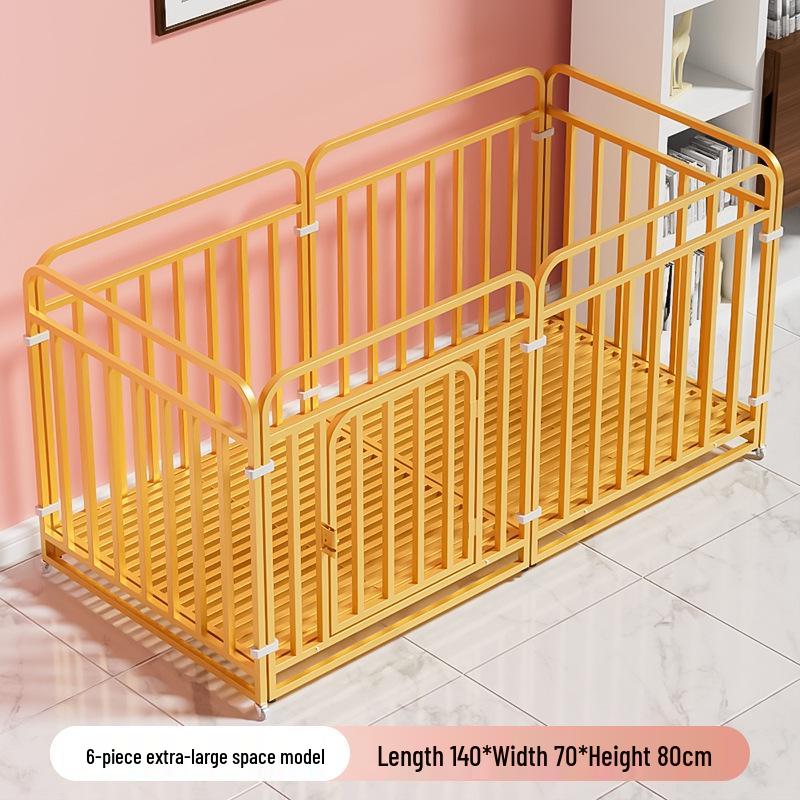 Indoor Pet Dog Cage - Freely Combinable Anti-Escape Fence for Small To Medium Dogs