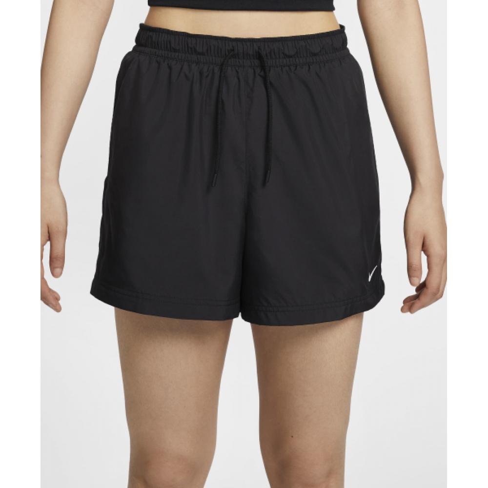 Nike SportsWear Classic Woven Mid Rise Shorts W   Black White  Fv7558 010