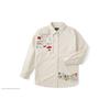 X Basquiat Kolaboracija SS24 Dydelis Spausdinti Ilgomis Rankovėmis Marškiniai Moteriški marškiniai Off-White LWT007761204460A05173