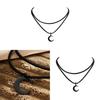 Gothic Style Spider Necklace With Ruby Pendant For Women Fashion Jewelry
