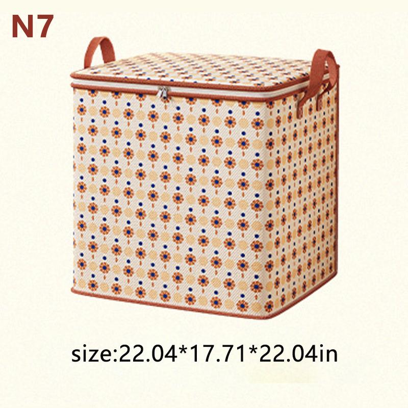 

Сумка для хранения одеял большой вместимости с узором в мелкий цветочек и горошек