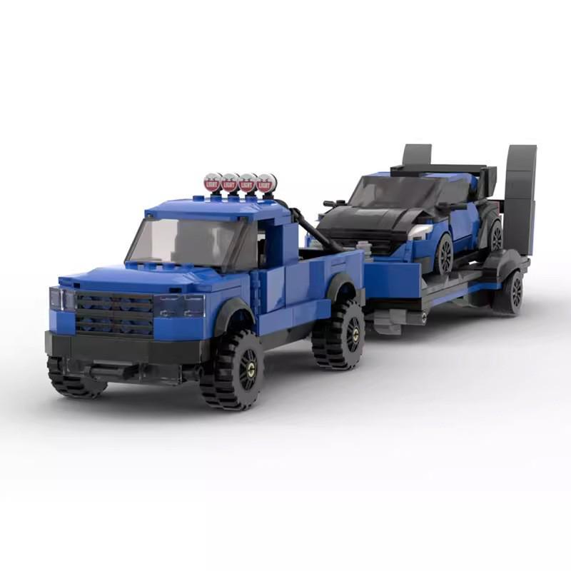 

Ford F150 WRC Гоночный автомобиль MOC Строительные блоки Совместимые с LEGO