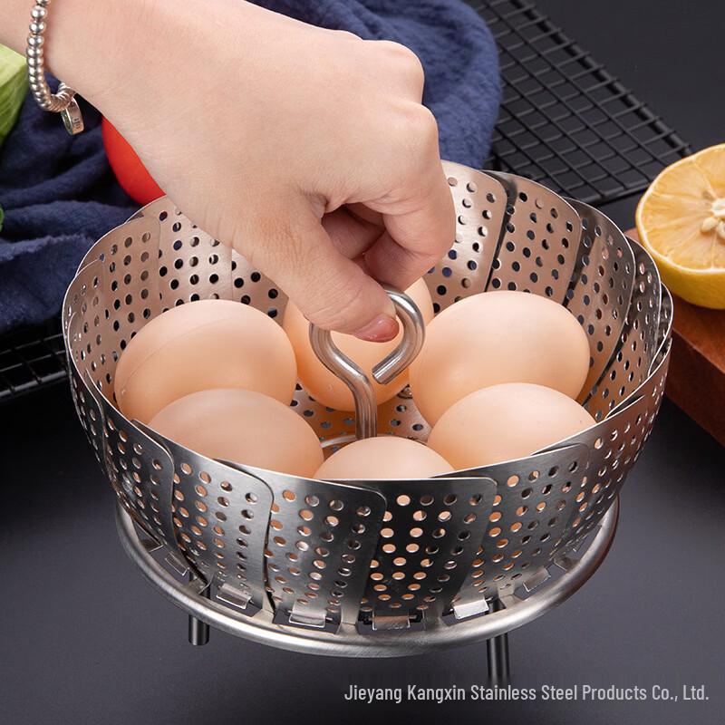 Zhishi 304 Stainless Steel Foldable Steamer Rack