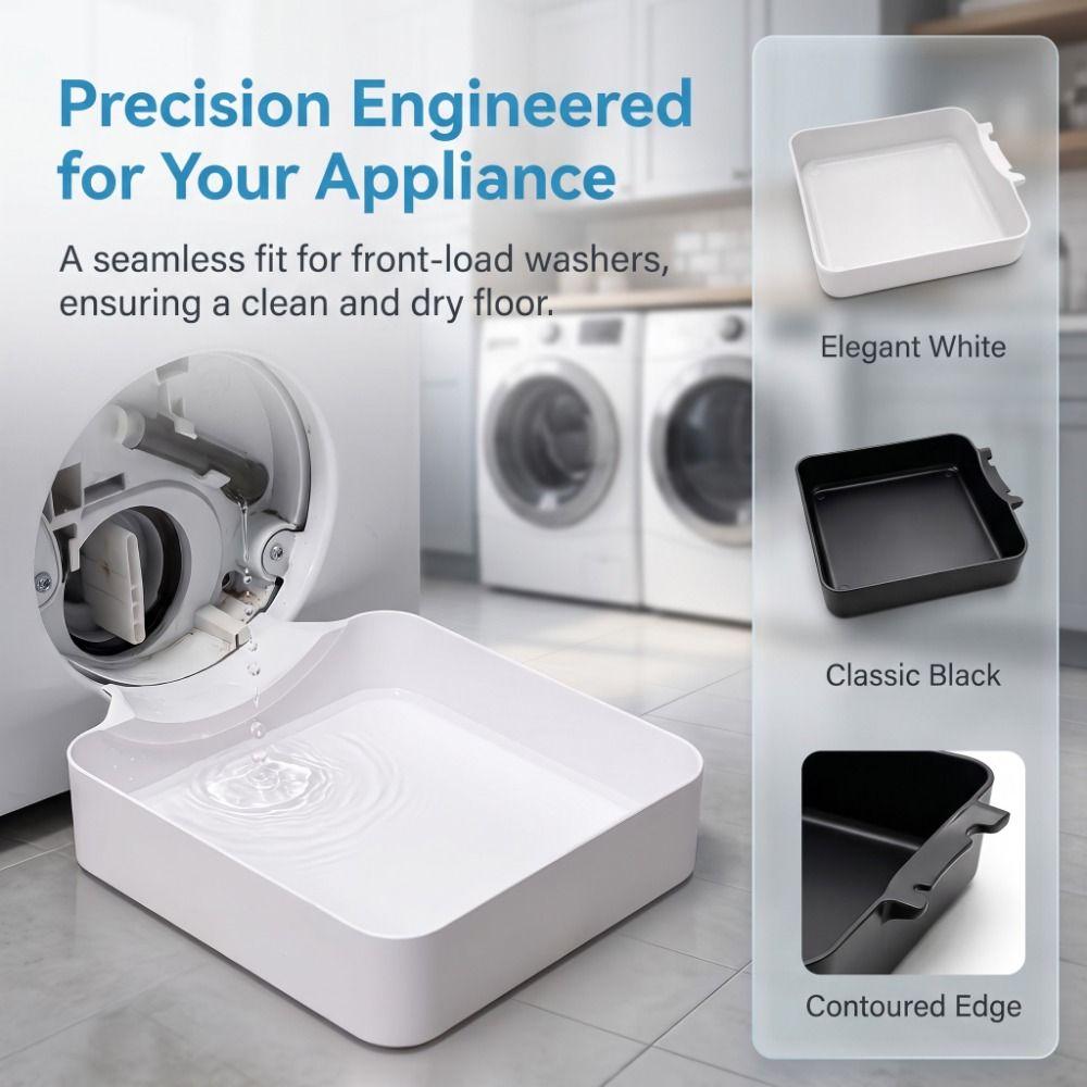 Simple Washing Machine Drain Tray Anti-Overflow Drain Pan  Floor Protection