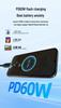 Type-C Dual-Head PD60W Fast Charging Cable, Pure Copper, 3A High Power, Universal for Computer, Mobile Phone, High-Speed Data Transfer