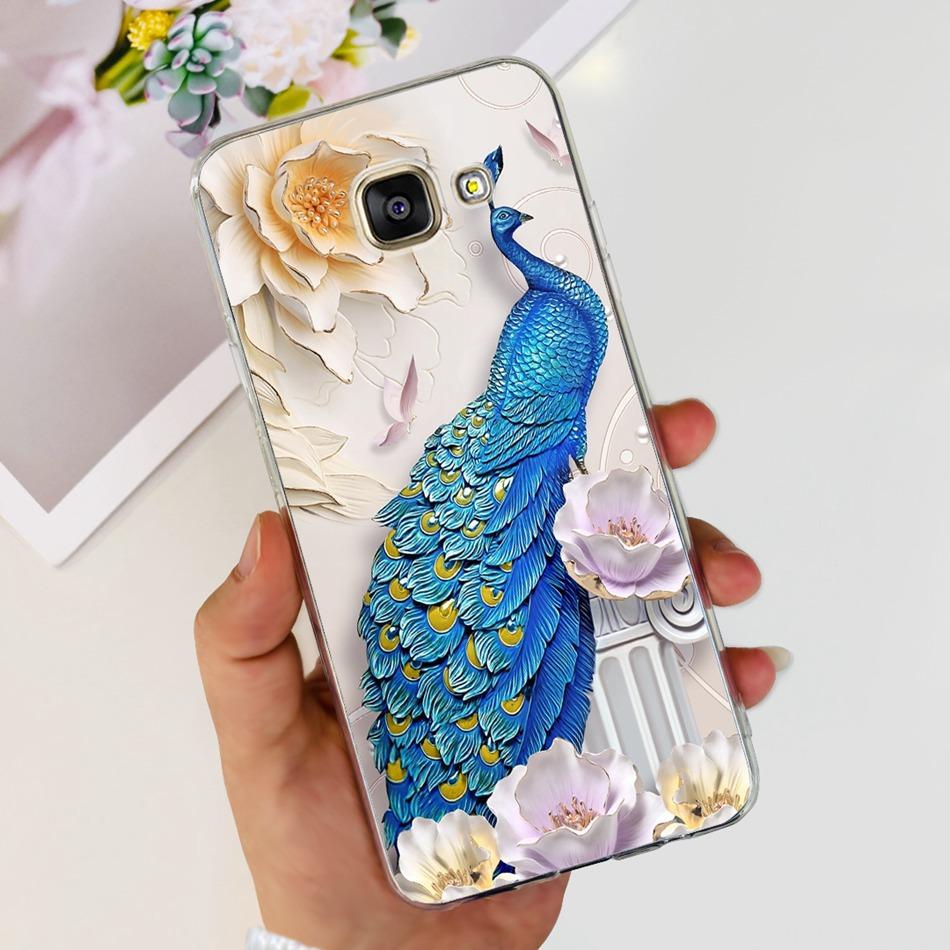 Pour Samsung Galaxy A5 2016 Coque Samsung A5 2017 2015 A500F A520F SM-A510F Impression Élégante Silicone Souple TPU Coque Arrière de Téléphone
