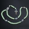 glowing in Dark Rosary Necklace Holy Jewelry Charm Decoration for Birthday Wedding Festival Decoration