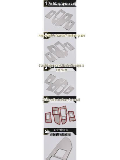 Decorative Frame for 14 Corolla Models: Window Armrest Switch Panel
