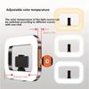 Handheld LED Ring Light USB Rechargeable for Phone Photography Live Streaming Makeup Fill Lamp for Microphone TikTok YouTube