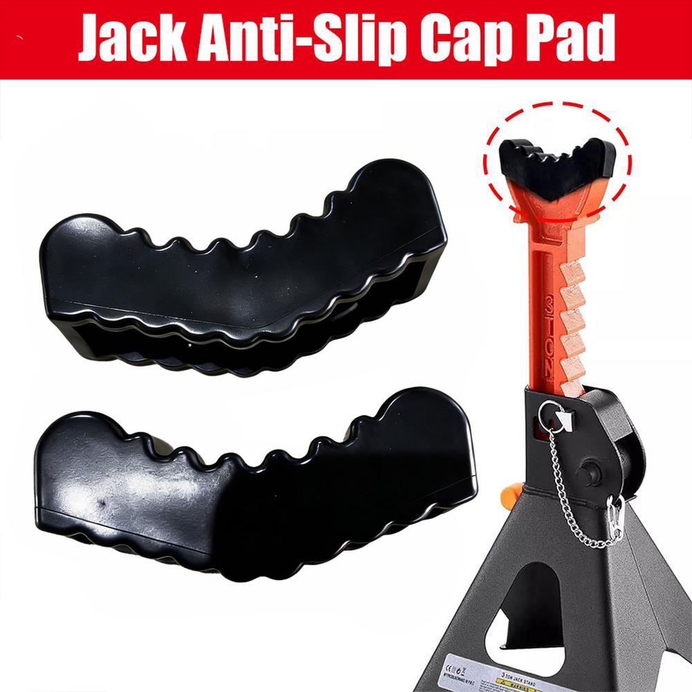 Universal Jack Anti-slip Cap Pad 1Pai Car Slotted Lift Jack Stand Rubber Pad Floor Adapter Frame Rail Pinch Lifting Repair Tools