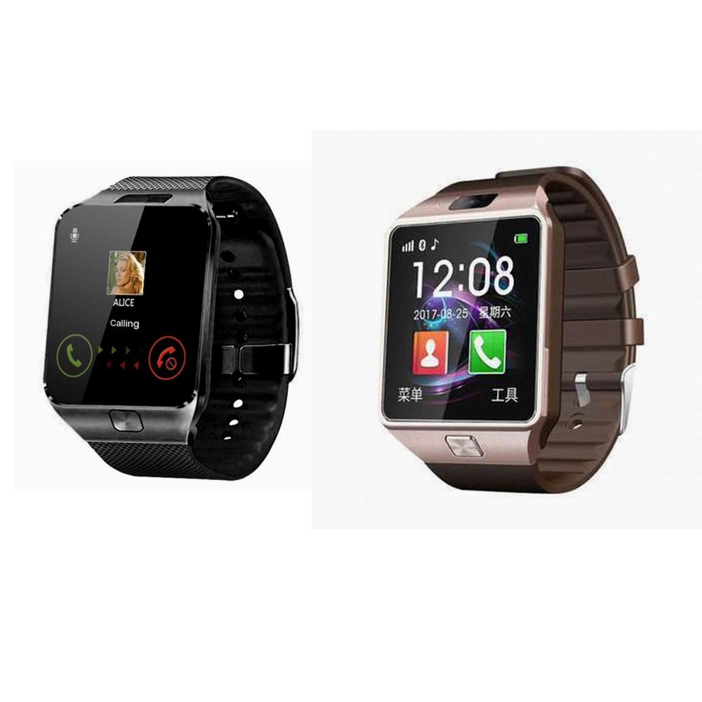 DZ09 Smartwatch Herren Damen Voll-Touchscreen Sport Wasserdicht Schrittzähler Smartwatch Mit Sim-Karte Android Uhr Verbunden Whatsap