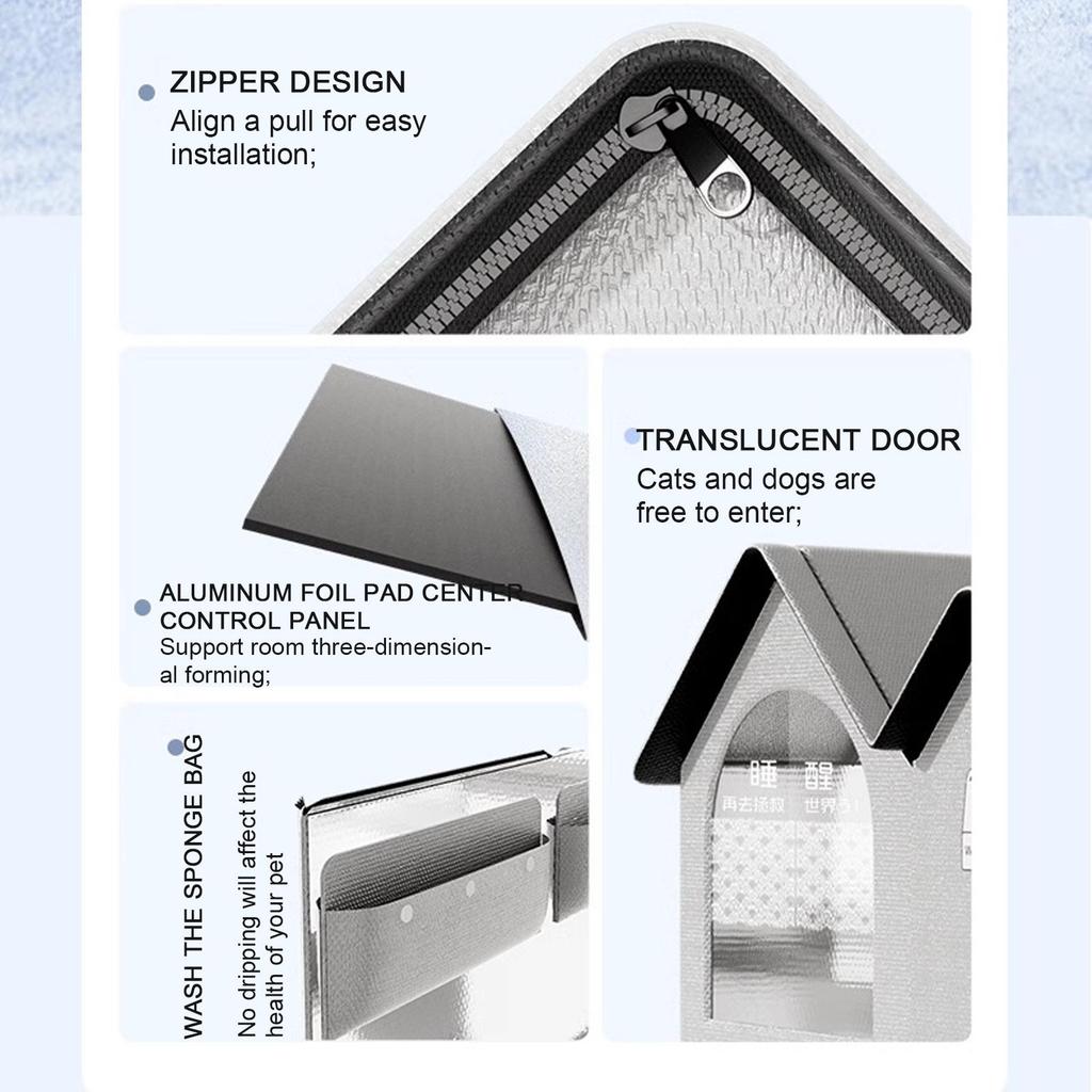 Summer Small Cat Dog Ice House Summer Cooling Tool Nest Pet Cooling Shelter Four Seasons Pet Ice House