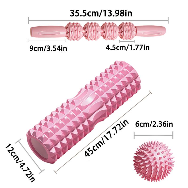 Foam Roller For Deep Tissue Massage,Back Pain Relief Muscle Roller, Massage Eva Roller For Self Massage Exercise, Yoga, Pilates