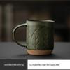 OLOEY Vintage Wabi-Sabi Coarse Pottery Coffee Mug