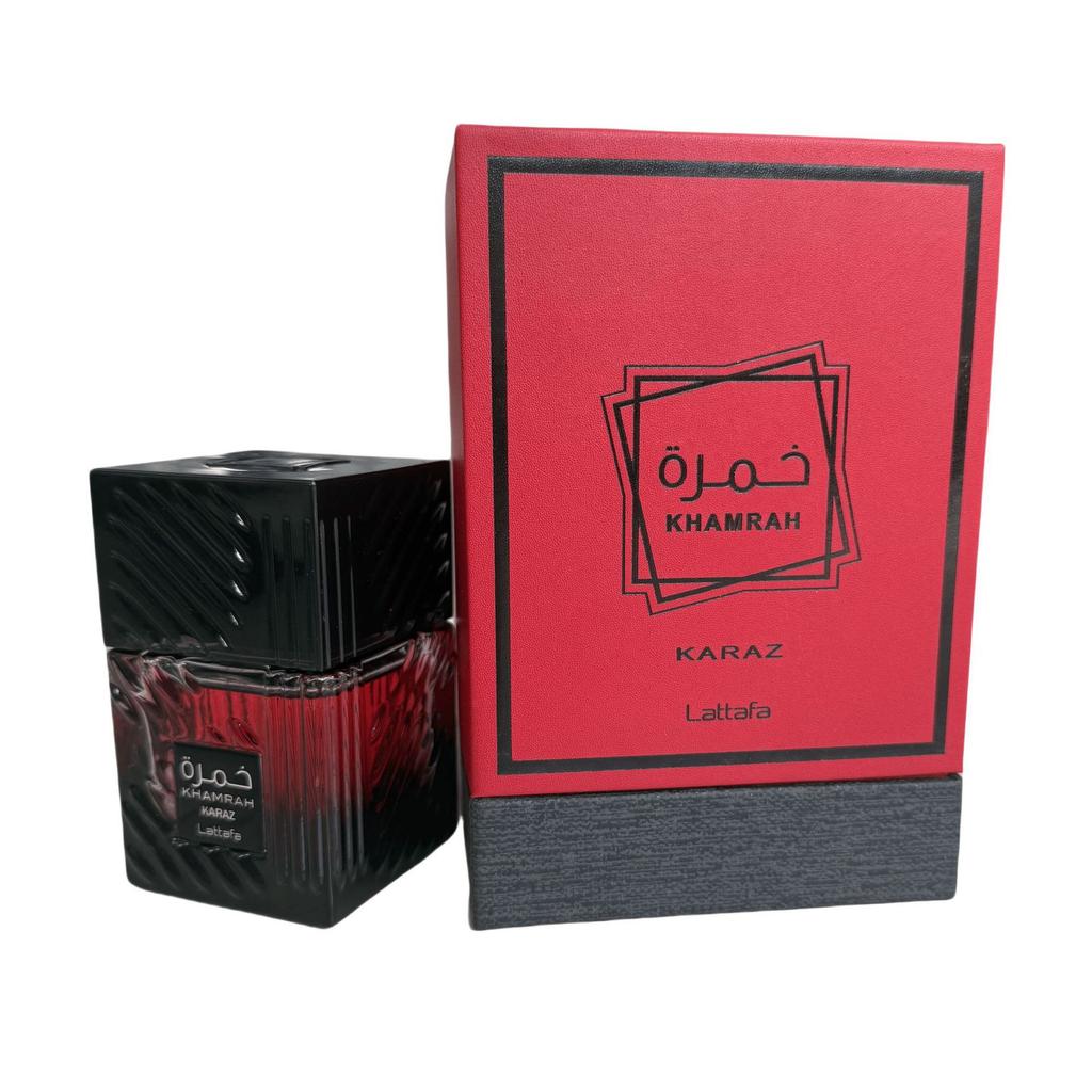Khamrah Lattafa Perfume Unisex EAU Emiratos Árabes Unidos Fragancia de Oriente Medio para Hombres y Mujeres Eau de Parfum Aroma de Moda
