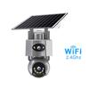 4G/WiFi Solar IP Camera with Dual Lens – PTZ, 8MP, 10X Zoom, Outdoor Surveillance System with Built‑in Battery