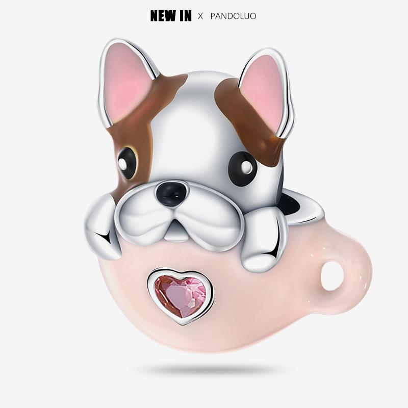 New In Copper Cute Pet Animal Shapes Charm Beads Fits Pandach Original Charms Bracelet For Women Pendant Bead Jewelry
