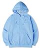 Topboy Essential Regular Brushed Sweat Hoodie Zip-Up Sky