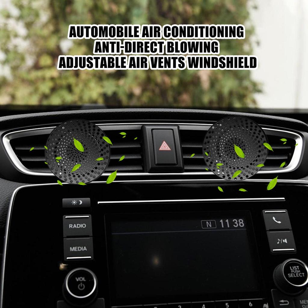 Deflektor výdechu klimatizace do auta Rozšiřovací deflektor výdechu AC 2 kusy Odnímatelná přepážka proti přímému foukání z výdechu vozidla Automobilové