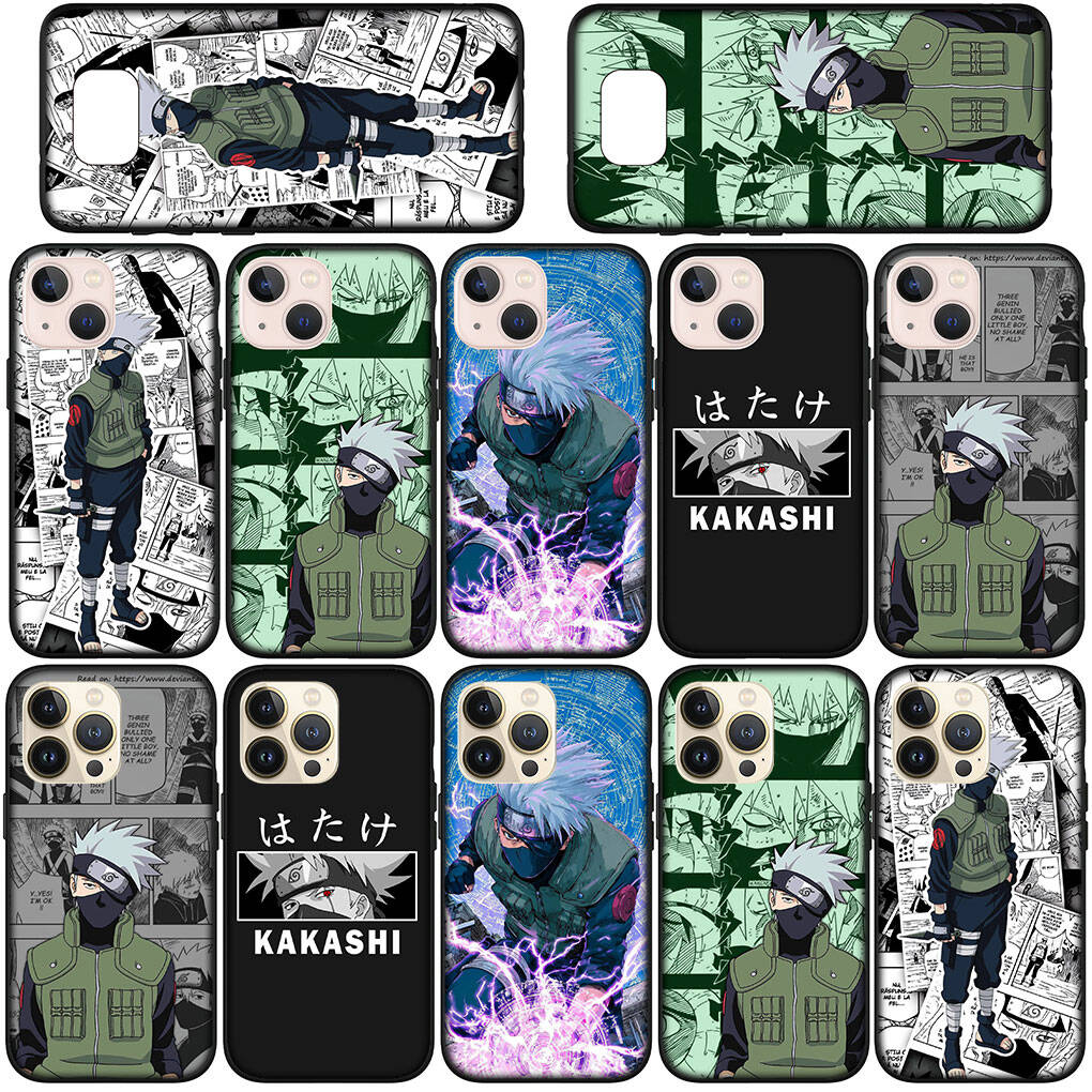 Case for iPhone 17 15 16 Plus Xiaomi Poco X7 X6 F8 F7 C85 C75 C71 Redmi Note 14 12 11 13 Pro Max A4 14C 13C 15C Narutos Silicone Kakashi Hatake Cover