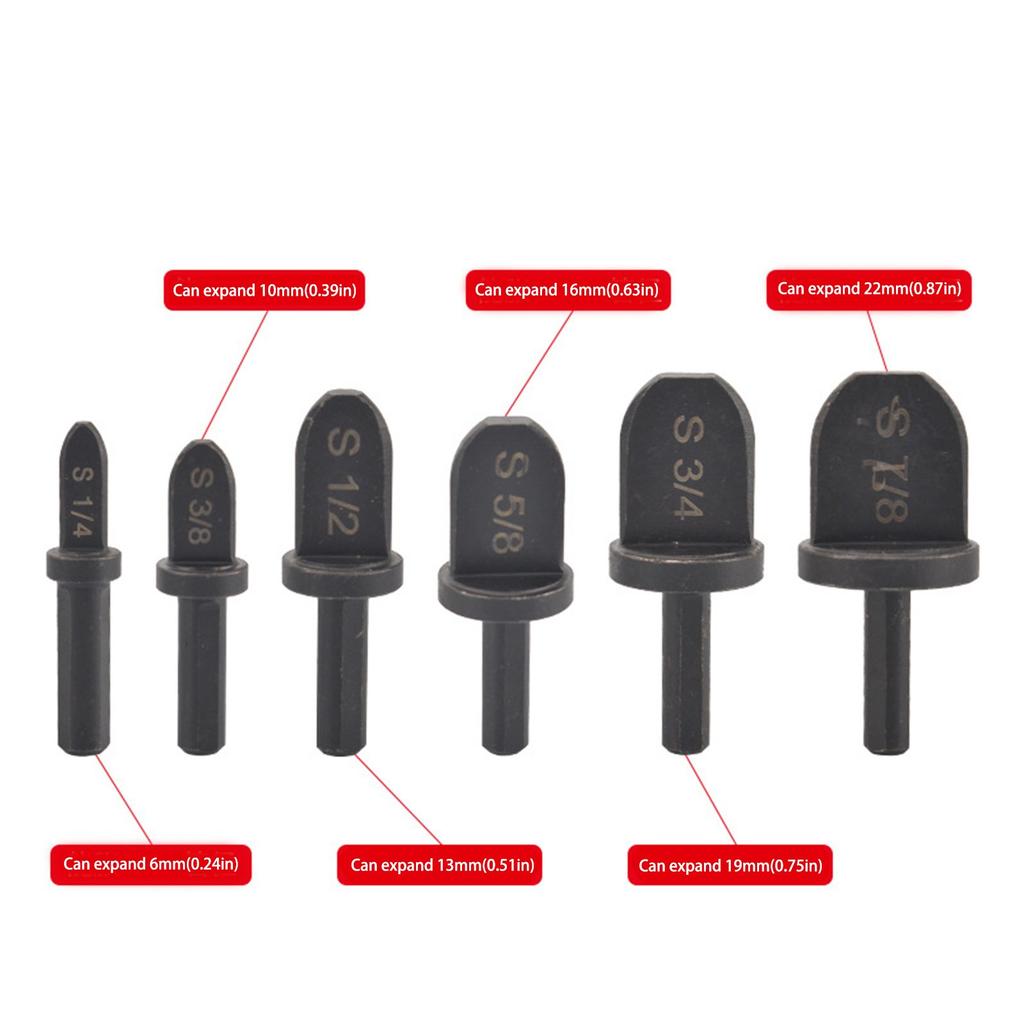 Triangular Handle British Pipe Expander, Airconditioning Copper Pipe Installation Expander Tool Set