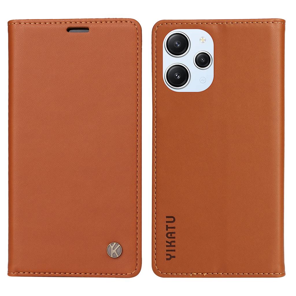 YIKATU YK-001 For Xiaomi Redmi 12 4G/5G (Global)/Poco M6 Pro 5G Leather Case Wallet Phone Cover