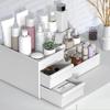 High Capacity Makeup Organizer Cosmetic Storage Box Jewelry Nail Polish Bathroom Organization Home Garden