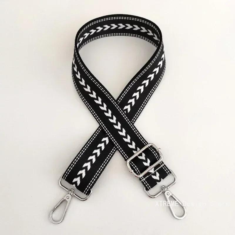 New Color Nylon Wide 3.8cm Shoulder Bag Strap Adjustable Straps for Crossbody Messenger Shoulder Bag Accessories Handbag Straps