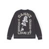 Ganni Letter Print Casual Hoodie Women hoodies Phantom-Blue T3372-252