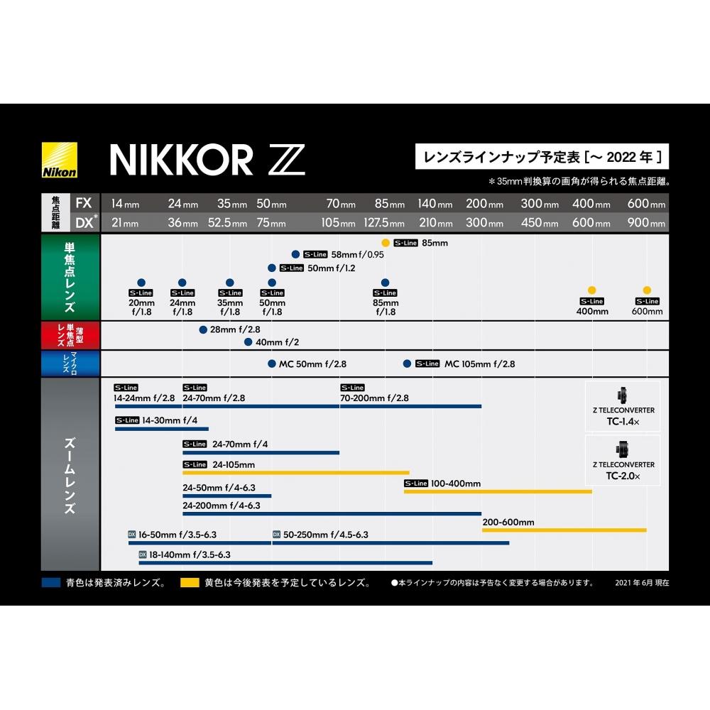 Nikon Standard Zoom Lens NIKKOR Z DX 16-50mm F3.5-6.3 VR Silver Z Mount DX Lens NZDXVR16-50SL
