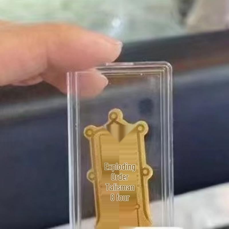 Pure Gold Phone Sticker 999: 2mg Gold for Prosperity, Health & Wealth
