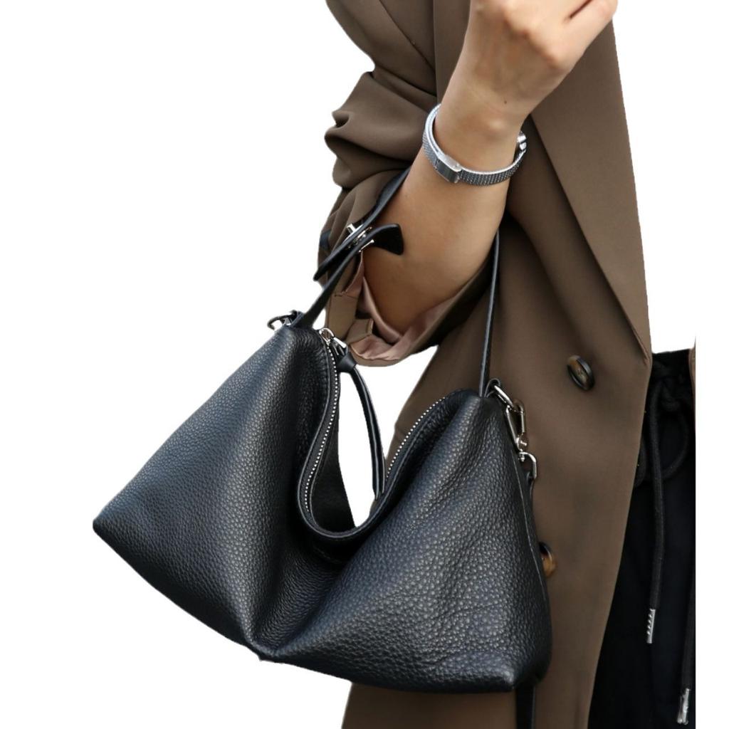 Cowhide Women's Shoulder Crossbody Large Capacity Bag Soft Leather