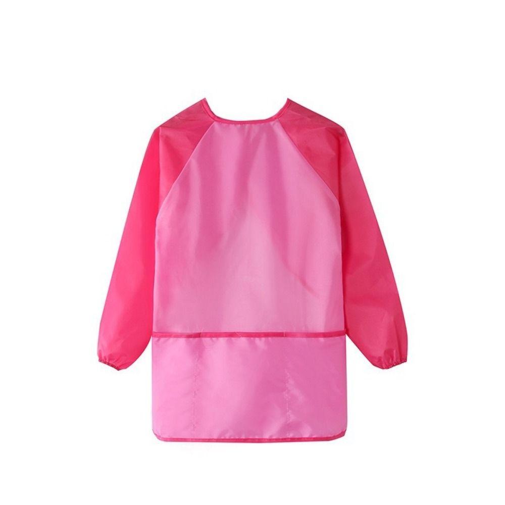 Nylon Kids Painting Apron Long Sleeves Kids Waterproof Apron Reusable DIY Painting Aprons  Home