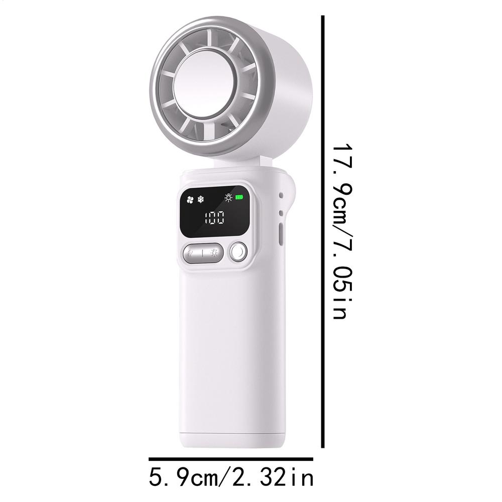 Small Fans Portable Foldable Ultra Quiet 5 Speeds Cooling Portable Tabletop Fan For Outdoor Travel Beach Camping Hiking Home