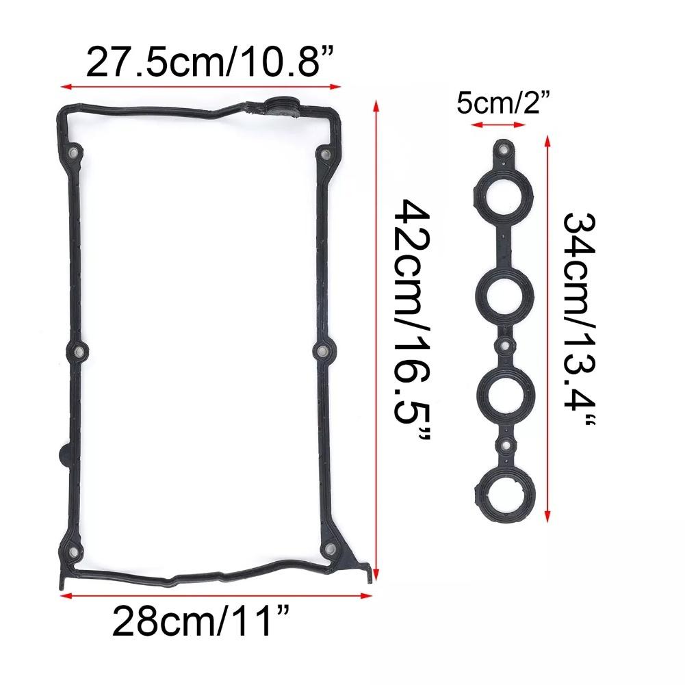 Easy Installation Stable Performance Plastic Material Direct Fit Installation Rocker Cover Gasket Kit Tool Part