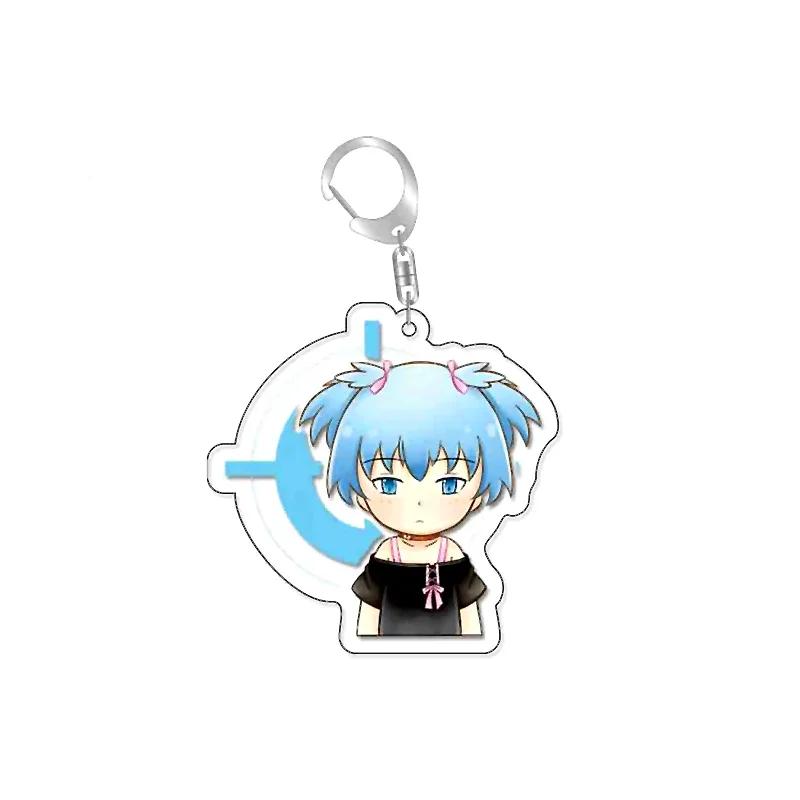 Assassination Classroom Korosensei Shiota Nagisa Desenho Animado Chaveiro de Acrílico Chaveiros de Anime Tag de Bolsa Cos Baji