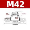 304 Stainless Steel Thickened U-Shaped Pipe Buckle Clamp for Hose and Water Pipes