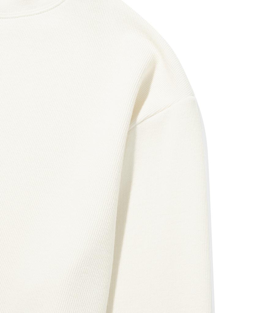 KNITTED Half Turtleneck Long Sleeve Knit Ivory