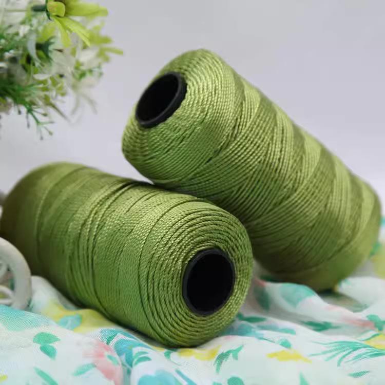 Ice Silk Bright Yarn for Handmade Knitting: Crochet Bags, Hats, Car Seat Cushions, Cup Holders, and Slippers.