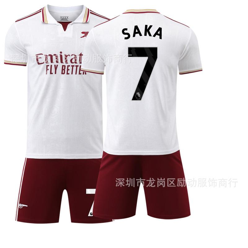 

Model number Saka jersey Rice jersey Arsenal 2 away York Reyes quick-drying football jersey #16