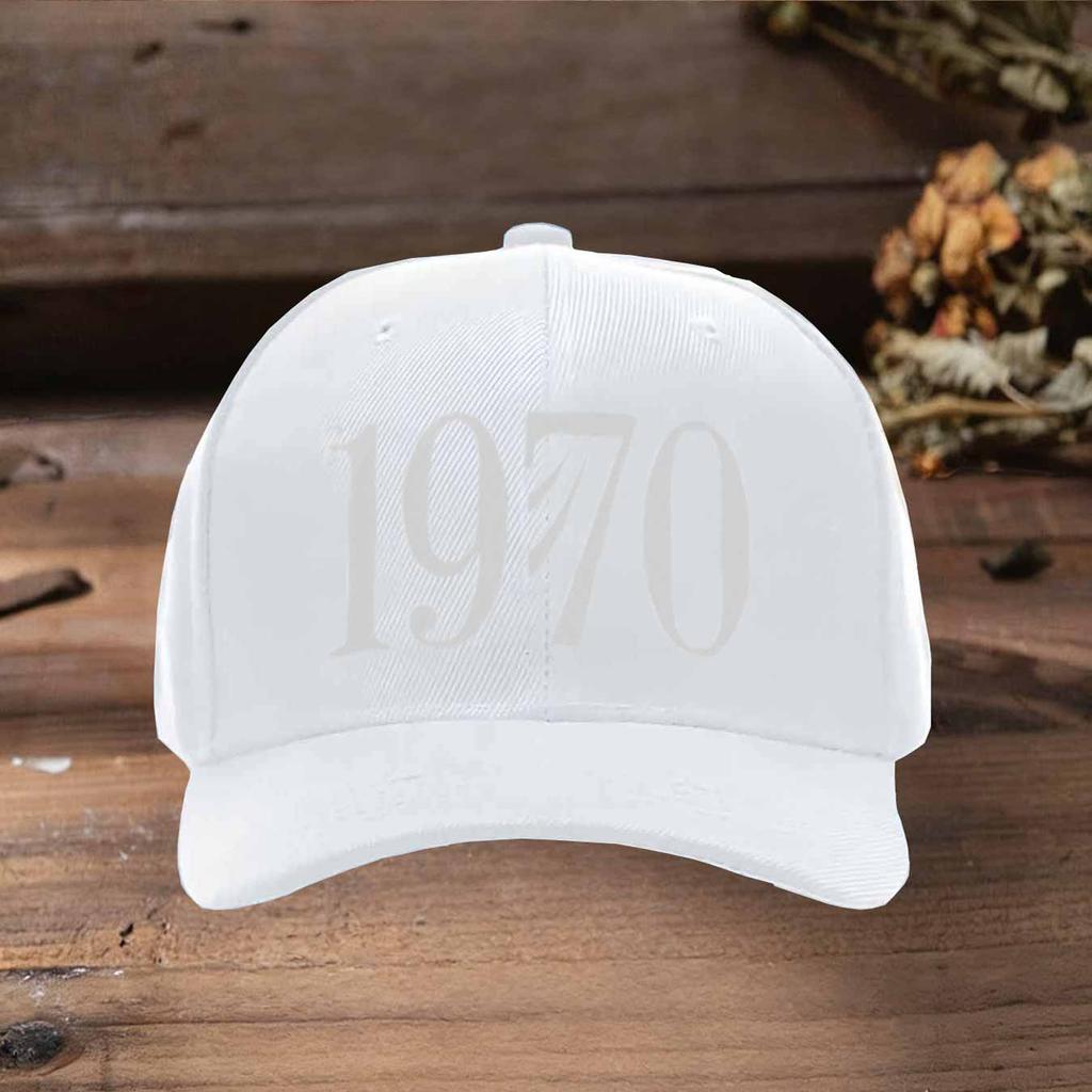 1970 Digital Print Adjustable Baseball Cap Retro Trucker Hat For Men Women Multicolor Daily Outdoor Campus Street Casual