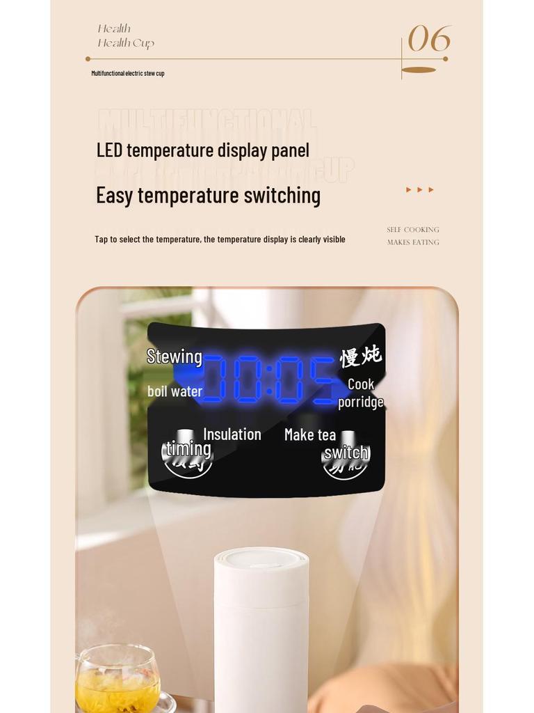 Compact Electric Travel Kettle for Formula & Hot Water