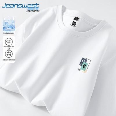 Jeanswest Herren 2025 Locker geschnittenes Schweres Baumwoll-T-Shirt