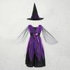 Pointy Hat Childern Halloween Costumes Wizard Halloween Cosplay Costumes  1-6 Y Girls